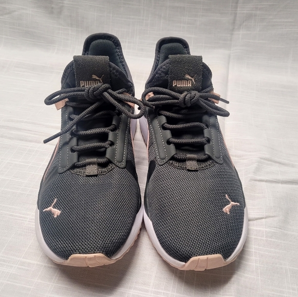 Puma Shoes - Puma Pink Gray White Pacer Future Street Plus Lace Up Sneaker Womens 7
